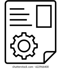 Article Marketing Vector Icon