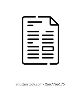 Article news content design vector perfect for journalism and media graphics