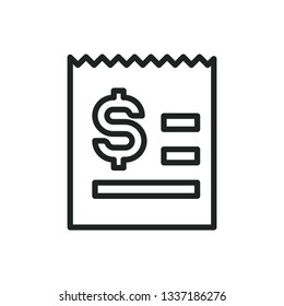 article on the dollar vector icon