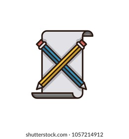 Article submission vector icon