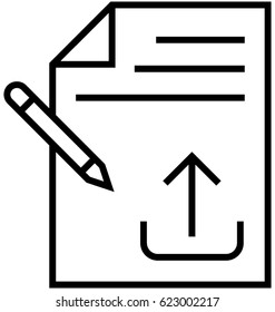 Article Submission Vector Icon