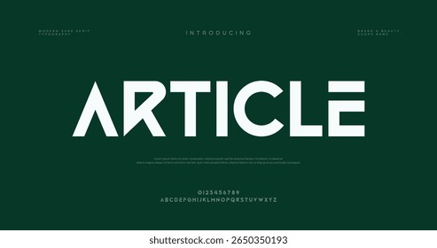 Article vector illustration of alphabet letter A to Z