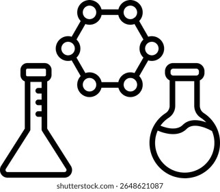 Design de ícone de linha de vetor de artigo