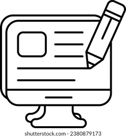 Article Writing 

line icon design style