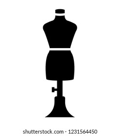 Articulated body, mannequin solid icon