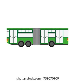 Articulated bus vehicle