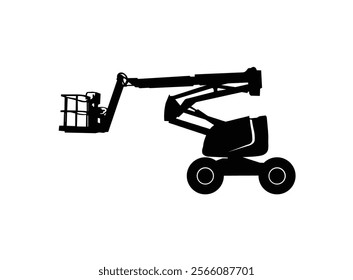 articulating boom lift high vector