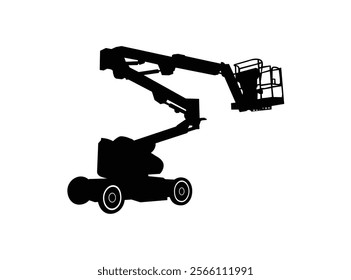 articulating boom lift high vector