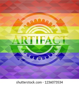 Artifact lgbt colors emblem 