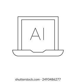 Artifical Intelligence icon set collection