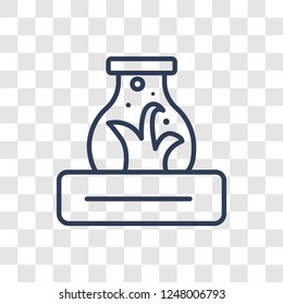 Artificial atmosphere icon. Trendy linear Artificial atmosphere logo concept on transparent background from Artificial Intellegence and Future Technology collection