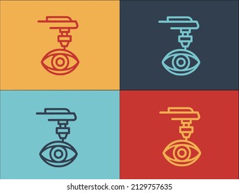 Artificial Bioprinting Logo Template, Simple Flat Icon Of artificial,human,technology