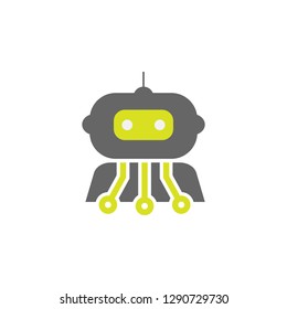 Artificial, cybernetics icon. Element of Science experiment icon for mobile concept and web apps. Detailed Artificial, cybernetics can be used for web and mobile