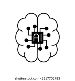 Artificial  Glyph Vector Icon that can easily edit or modify 

