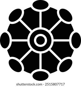 Artificial gravity Vector Icon Design Illustration