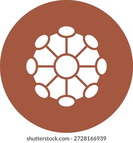 Ilustración de diseño de icono de Vector de gravedad artificial