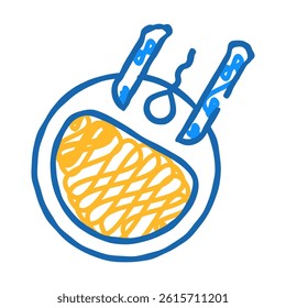 artificial insemination doodle icon sketch vector. artificial insemination sign. isolated symbol illustration