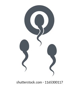 Artificial Insemination grainy textured icon inside circle for overlay watermark stamps. Flat symbol with dust texture.