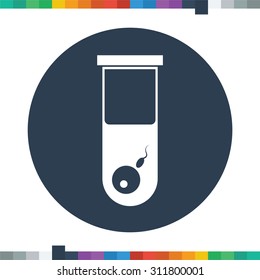 Artificial insemination icon.