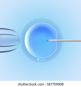 Artificial Insemination, Ivf Concept, Vector Human Cell