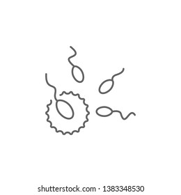 Artificial insemination, sperm icon. Element of artificial insemination icon. Thin line icon for website design and development, app development. Premium icon