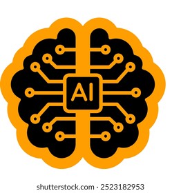 Künstliche Intelligenz Symbol, Zukunftstechnologie