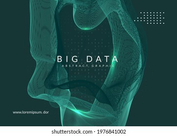 Artificial intelligence. Abstract background. Digital technology, deep learning and big data concept. Tech visual for software template. Colorful artificial intelligence backdrop.