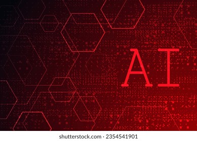 Artificial Intelligence ,AI chipset on circuit board, futuristic Technology Concept