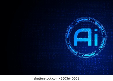 Artificial Intelligence ,AI chipset on circuit board, futuristic Technology Concept	
