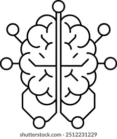 Inteligencia artificial AI Icon Design