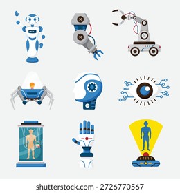 Inteligencia artificial Iconos de IA BEst archivo EPS para Descargas