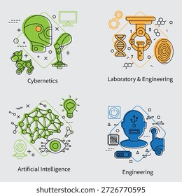 Inteligencia artificial Iconos de IA BEst archivo EPS para Descargas