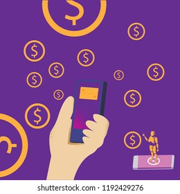 Artificial Intelligence AI, Internet of Things IoT concept. Business man using smartphone, laptop computer on technology background, 4.0 industrial technology development, remote control, blue tone