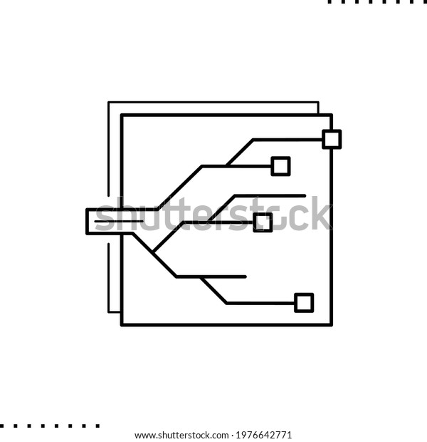 Artificial Intelligence Ai Microchip Vector Icon Stock Vector (Royalty ...