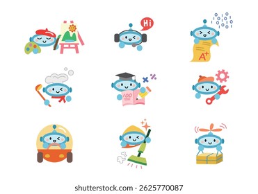 Inteligência artificial e robô Ai