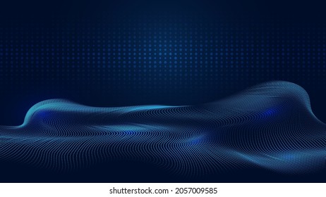Artificial intelligence, AI Technology background.Big data concept. Hi-tech communication concept innovation abstract background vector illustration
