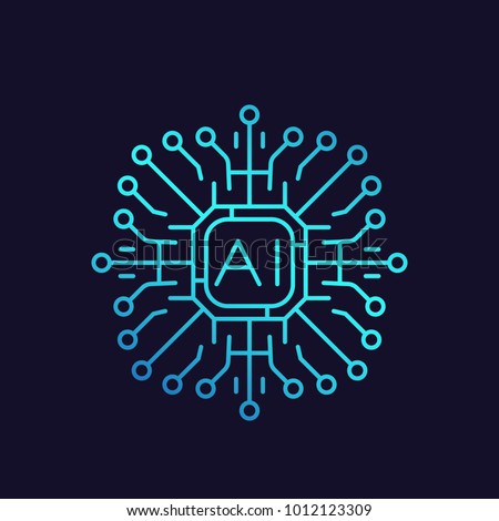 Intelligence icon vector