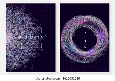 Artificial intelligence background. Digital technology, deep learning and big data concept. Abstract tech visual for storage template. Colorful artificial intelligence background.