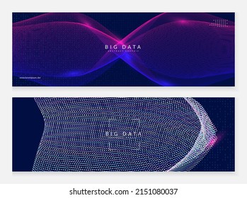 Artificial intelligence background. Digital technology, deep learning and big data concept. Abstract tech visual for networking template. Colorful artificial intelligence background.