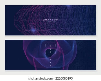 Artificial intelligence background. Digital technology, deep learning and big data concept. Abstract tech visual for database template. Colorful artificial intelligence background.