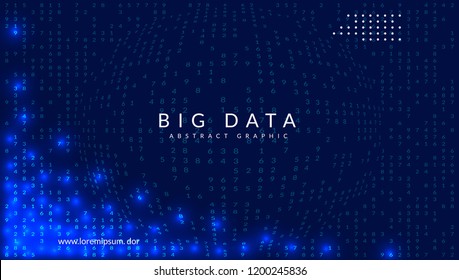 Artificial intelligence background. Technology for big data, visualization, deep learning and quantum computing. Design template for server concept. Abstract artificial intelligence backdrop.