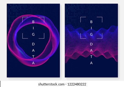 Artificial intelligence background. Technology for big data, visualization, deep learning and quantum computing. Design template for storage concept. Geometric artificial intelligence backdrop.
