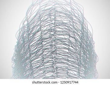 Artificial intelligence background. Technology for big data, visualization, deep learning and quantum computing. Design template for server concept. Abstract artificial intelligence backdrop.