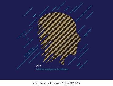 Artificial Intelligence and Big Data, Internet of Things Concept