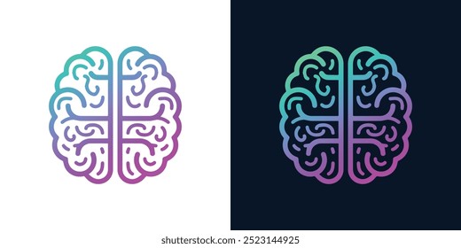 Artificial Intelligence Brain Chip Icon logo. Artificial Intelligence icon with Machine learning, digital skills, generative AI, AI technology, algorithm, virtual intelligence and future