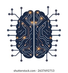 Artificial intelligence brain concept representing technology innovation and futuristic thinking