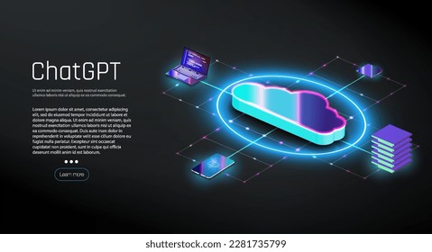 Artificial intelligence chatbot on technology background, AI Chat bot concept concept. Artificial intelligence and neural network.   AI Chat bot concept, vector illustration