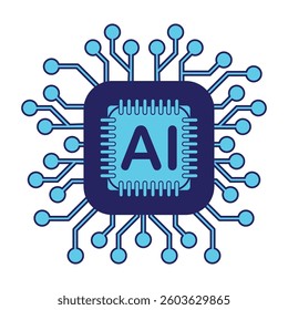 Artificial intelligence circuit line style