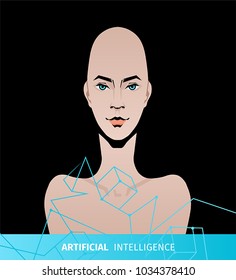 Artificial Intelligence concept.