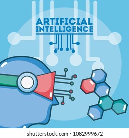 Artificial intelligence concept